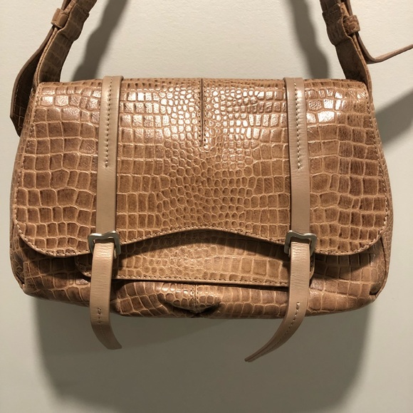 Radley London Croc embossed leather shoulder bag - Picture 4 of 10